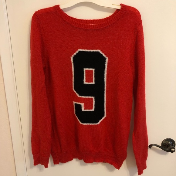Red Knit Sweater - Picture 1 of 2
